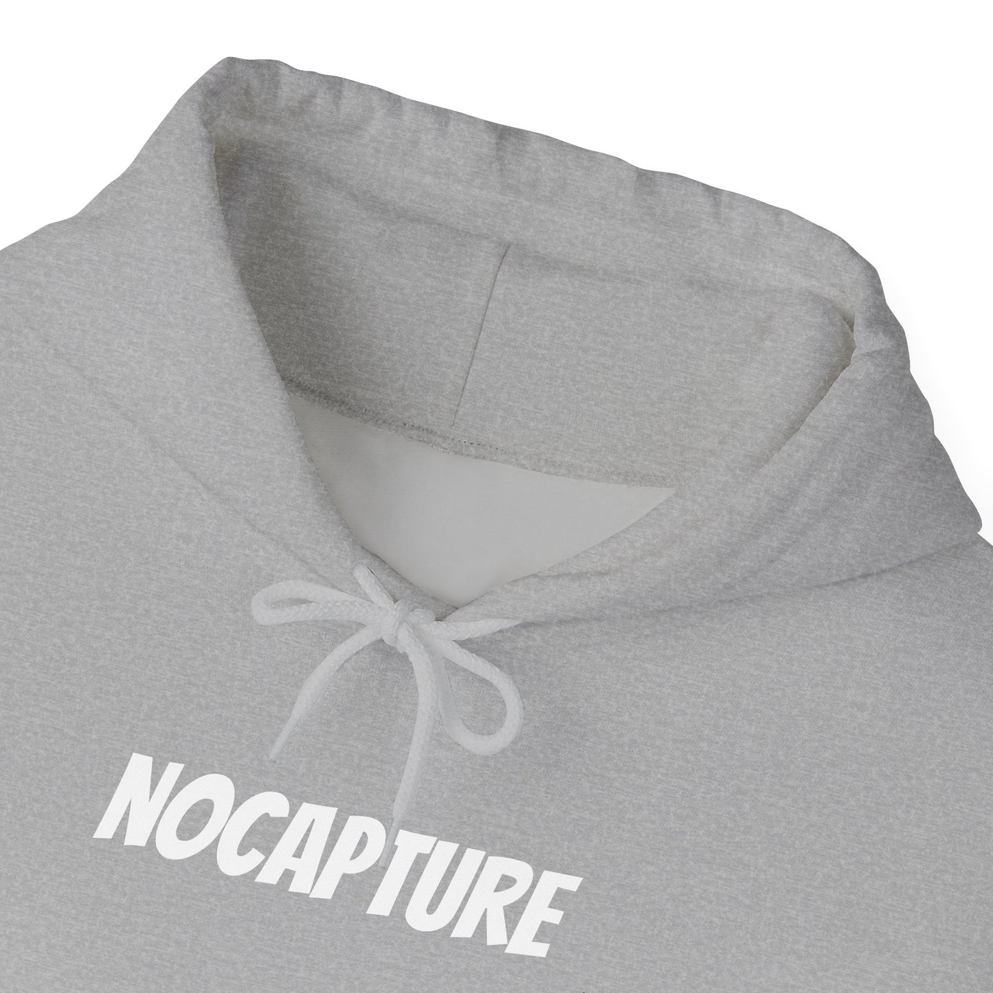 Unisex Heavy Blend™ Hooded Sweatshirt - Cozy Streetwear White Logo front and back