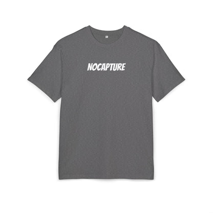 Unisex Heavy Oversize Tee - Front and Back Logo White v2