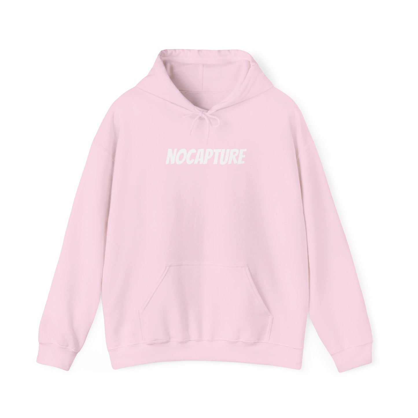 Unisex Heavy Blend™ Hooded Sweatshirt - Cozy Streetwear White Logo front and back