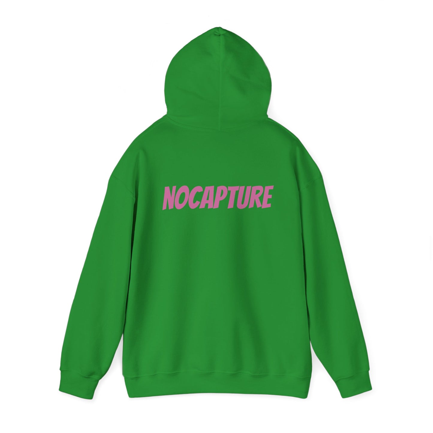 Unisex Heavy Blend™ Hooded Sweatshirt - Cozy Streetwear pink Logo front and back