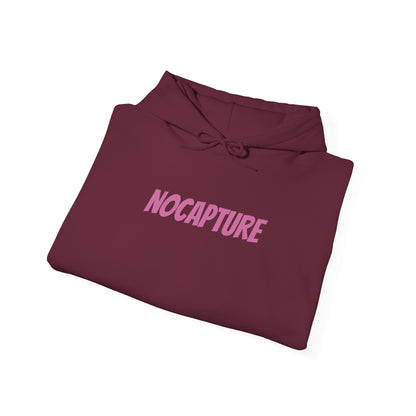 Unisex Heavy Blend™ Hooded Sweatshirt - Cozy Streetwear pink Logo front and back