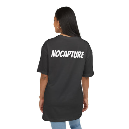 Unisex Heavy Oversize Tee - Front and Back Logo White v2