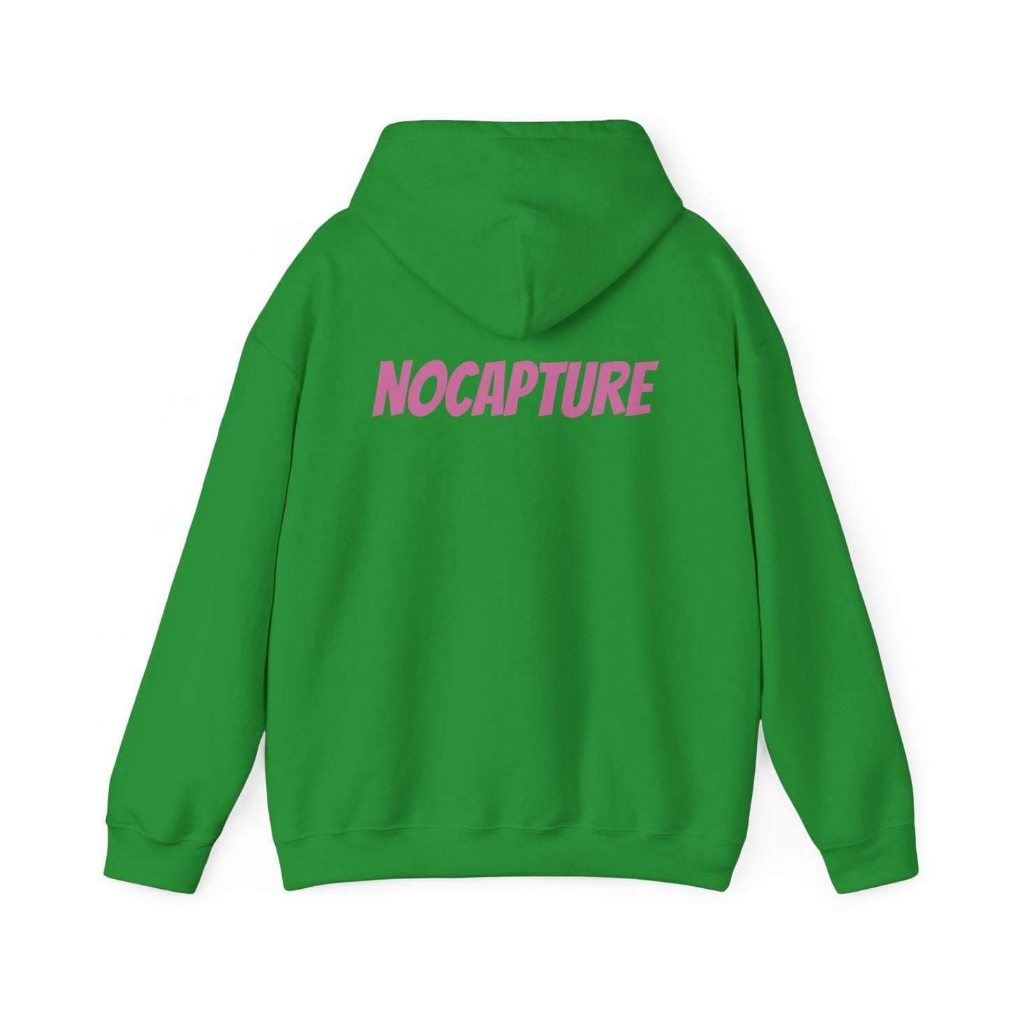 Unisex Heavy Blend™ Hooded Sweatshirt - Cozy Streetwear pink Logo front and back