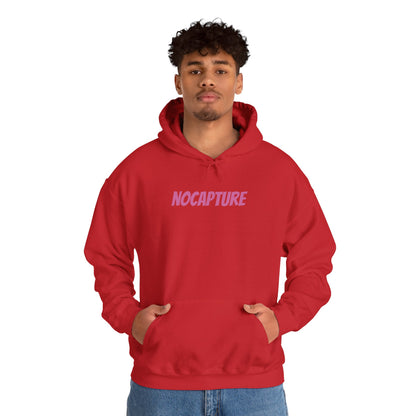 Unisex Heavy Blend™ Hooded Sweatshirt - Cozy Streetwear pink Logo front and back