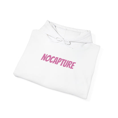 Unisex Heavy Blend™ Hooded Sweatshirt - Cozy Streetwear pink Logo front and back