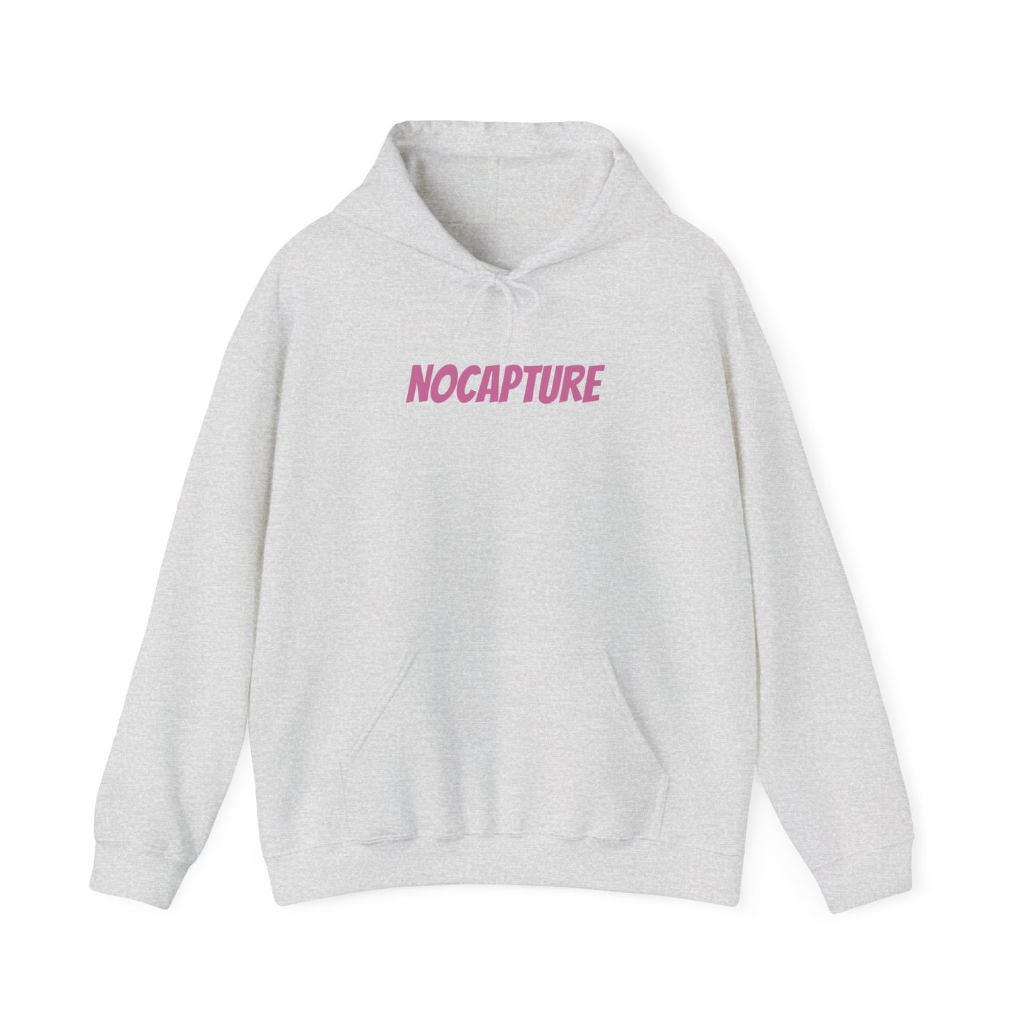 Unisex Heavy Blend™ Hooded Sweatshirt - Cozy Streetwear pink Logo front and back