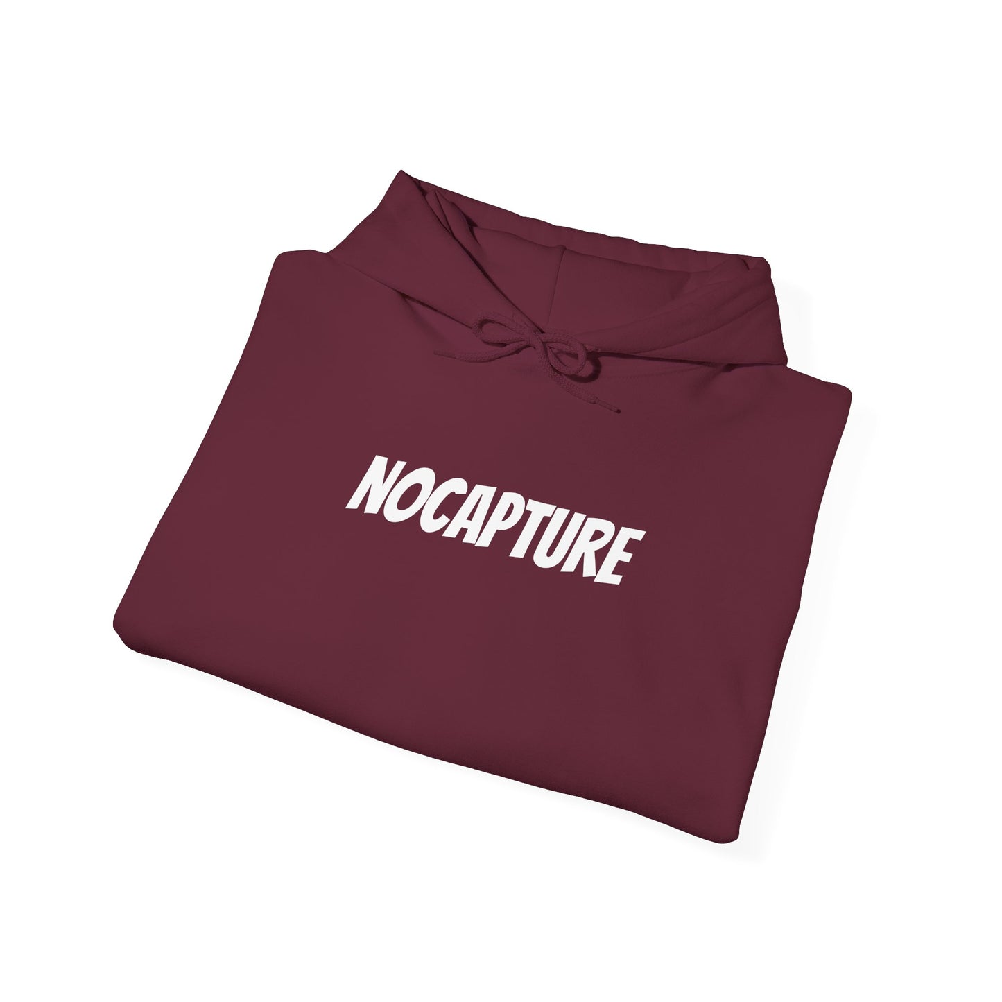 Unisex Heavy Blend™ Hooded Sweatshirt - Cozy Streetwear White Logo front and back