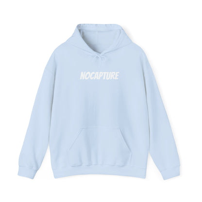 Unisex Heavy Blend™ Hooded Sweatshirt - Cozy Streetwear White Logo front and back