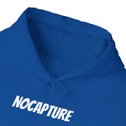 Unisex Heavy Blend™ Hooded Sweatshirt - Cozy Streetwear White Logo front and back
