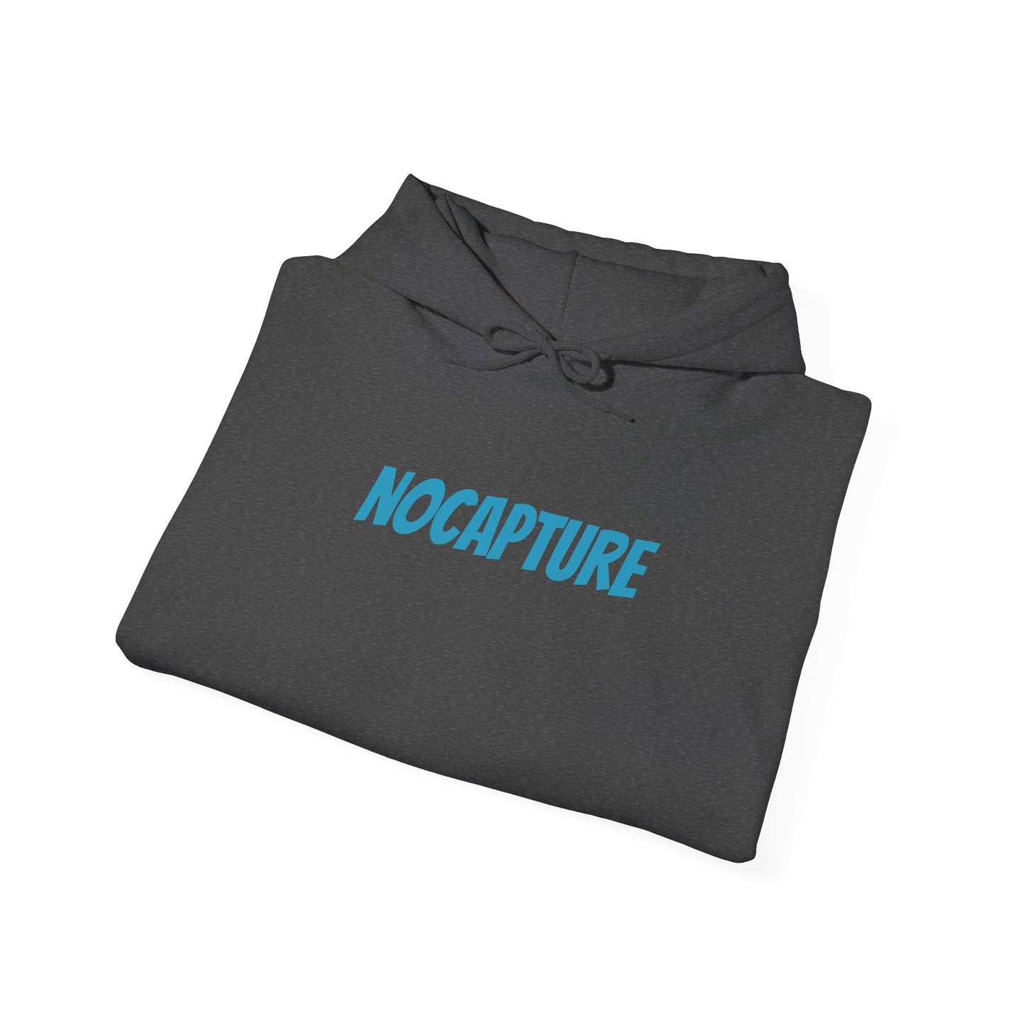 Unisex Heavy Blend™ Hooded Sweatshirt - Cozy Streetwear Baby Blue Logo front and back