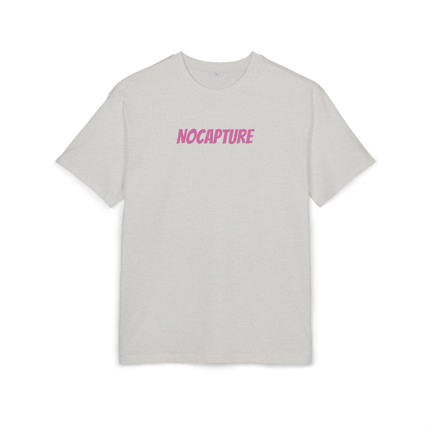 Copy of  Unisex Heavy Oversize Tee - Front and Back Logo BabyPink