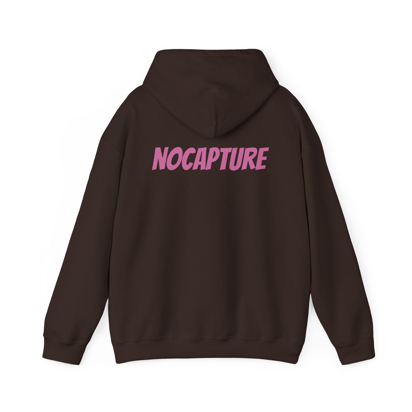 Unisex Heavy Blend™ Hooded Sweatshirt - Cozy Streetwear pink Logo front and back