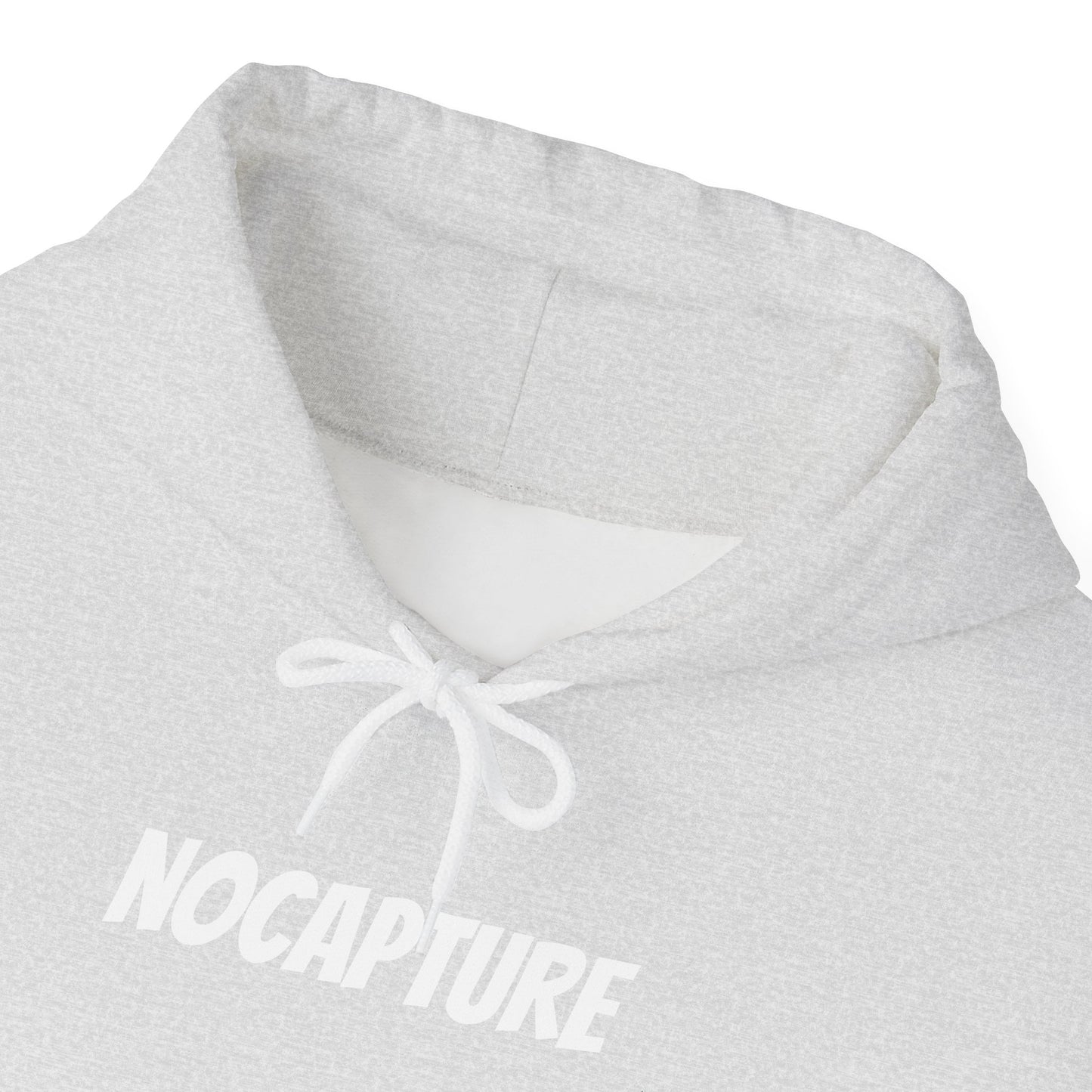 Unisex Heavy Blend™ Hooded Sweatshirt - Cozy Streetwear White Logo front and back