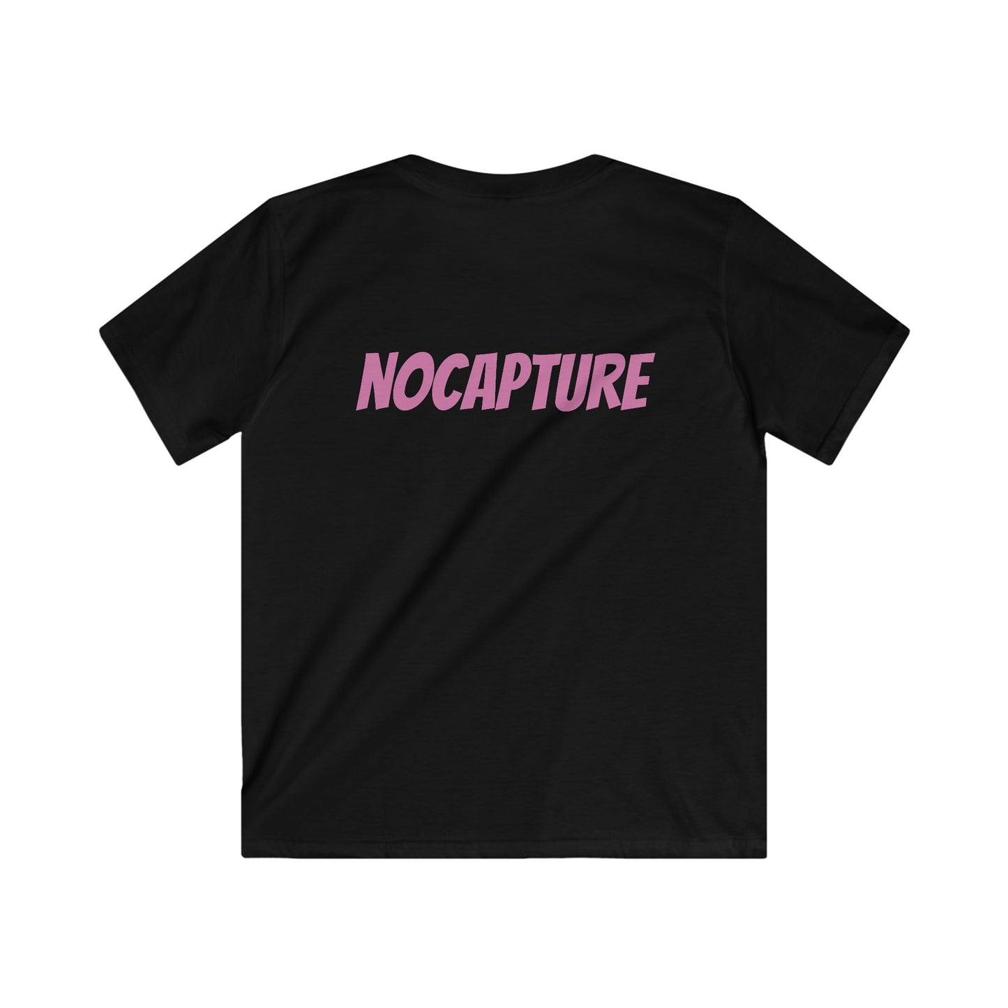 Graphic Tee - Stylish & Comfortable Softstyle Shirt for Playtime Baby Pink Front And Back Logo