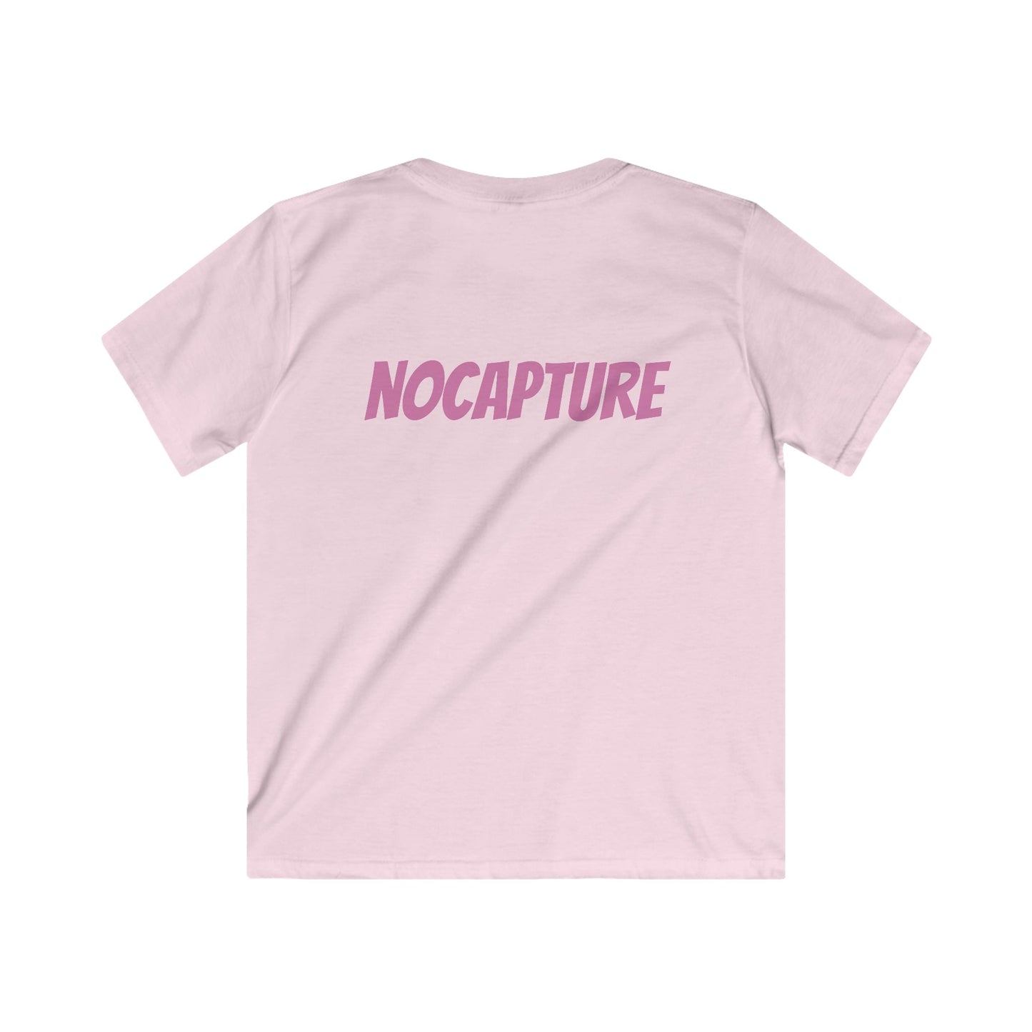 Graphic Tee - Stylish & Comfortable Softstyle Shirt for Playtime Baby Pink Front And Back Logo