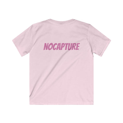 Graphic Tee - Stylish & Comfortable Softstyle Shirt for Playtime Baby Pink Front And Back Logo