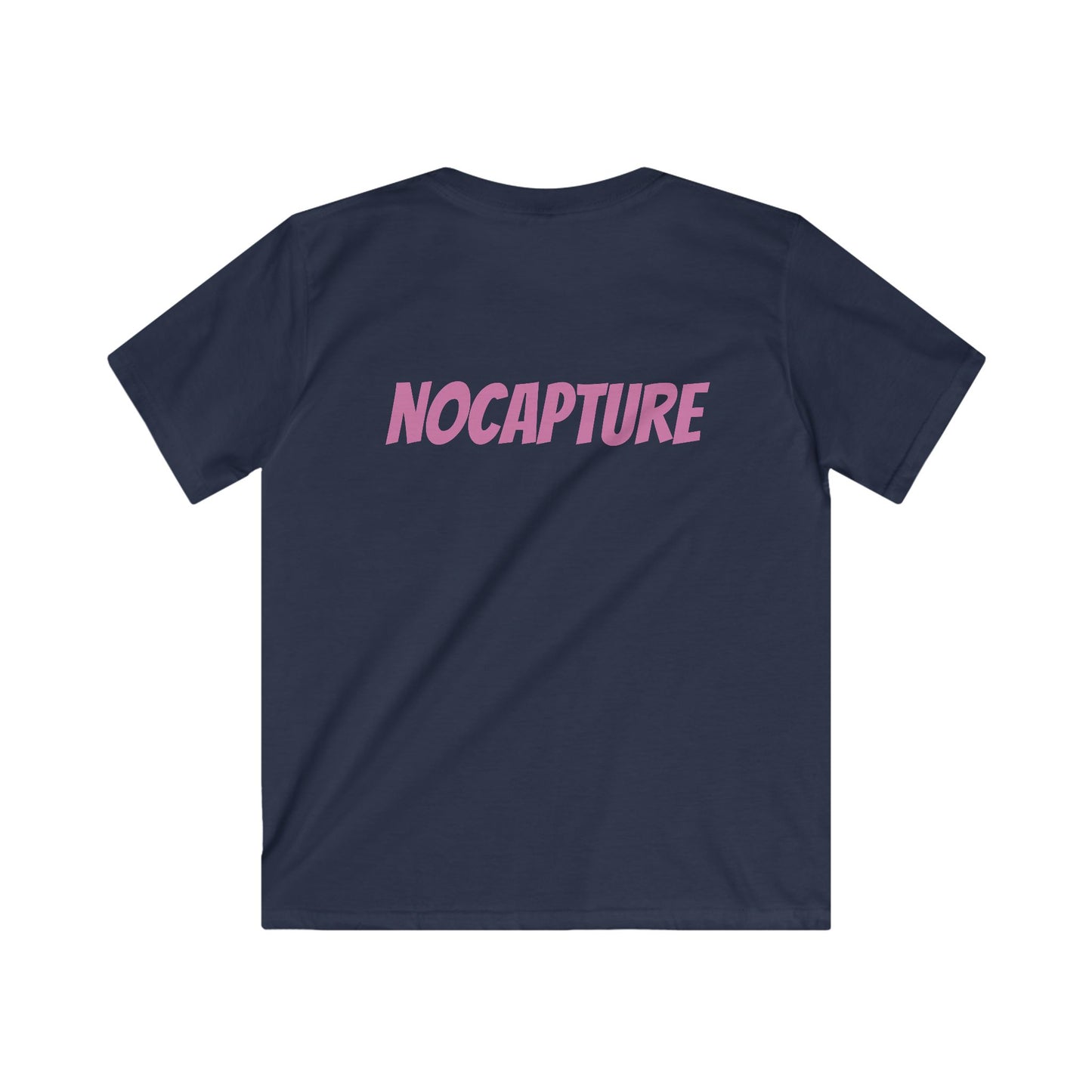 Graphic Tee - Stylish & Comfortable Softstyle Shirt for Playtime Baby Pink Front And Back Logo