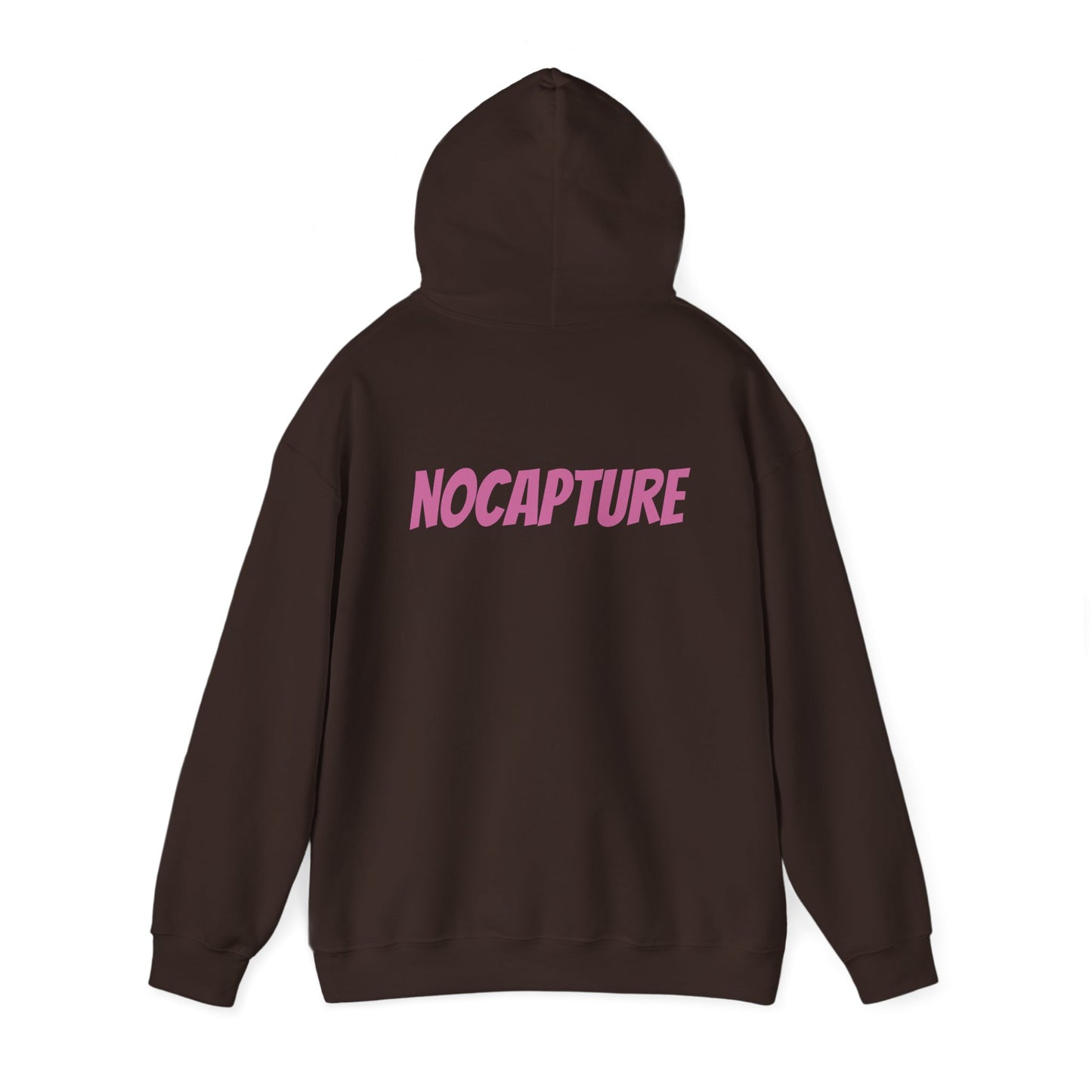 Unisex Heavy Blend™ Hooded Sweatshirt - Cozy Streetwear pink Logo front and back
