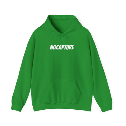 Unisex Heavy Blend™ Hooded Sweatshirt - Cozy Streetwear White Logo front and back