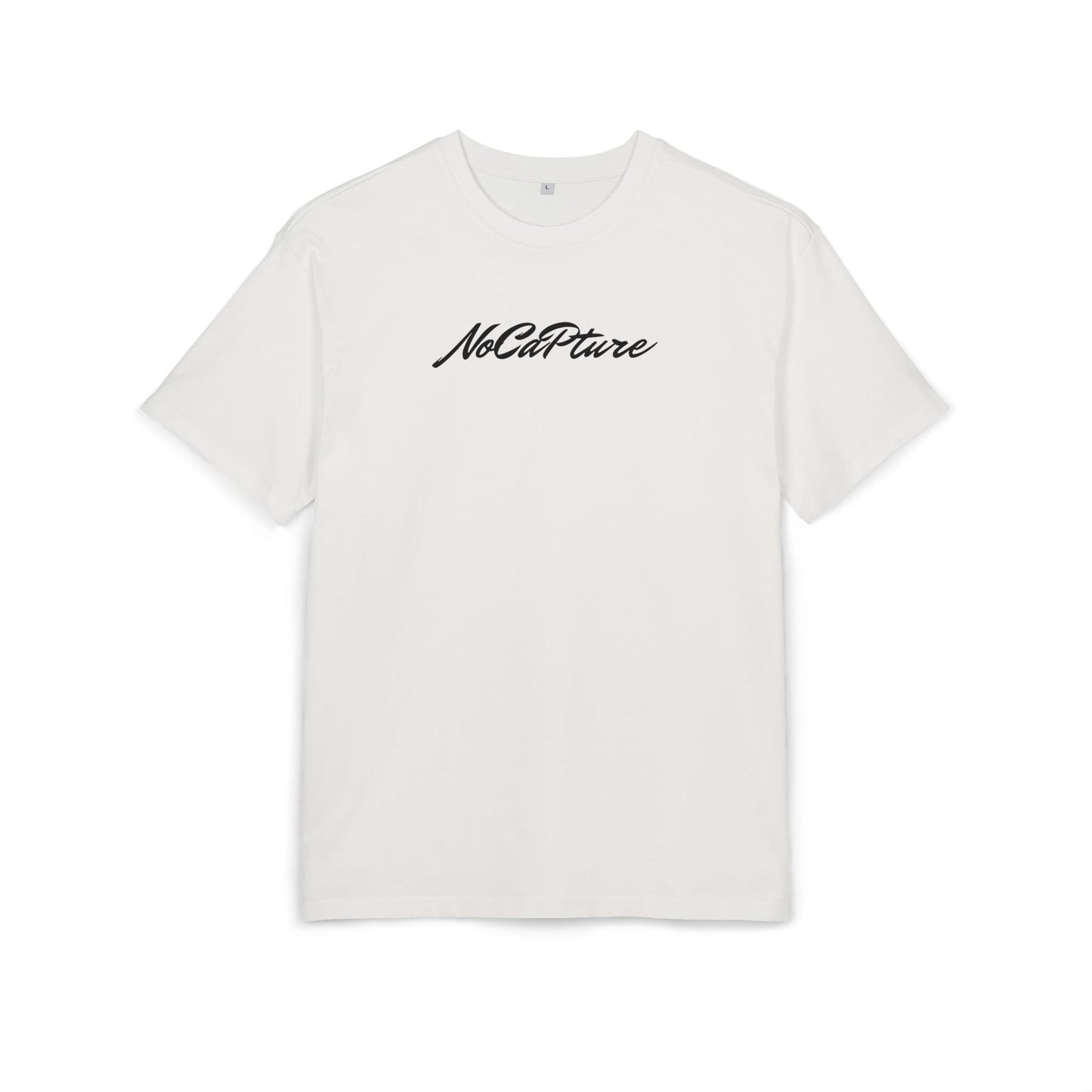 NoCapture Unisex Heavy Oversize Tee - Nocapture PJY front logo