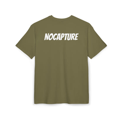 Unisex Heavy Oversize Tee - Front and Back Logo White v2