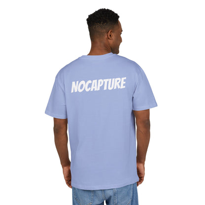 Unisex Heavy Oversize Tee - Front and Back Logo White v2