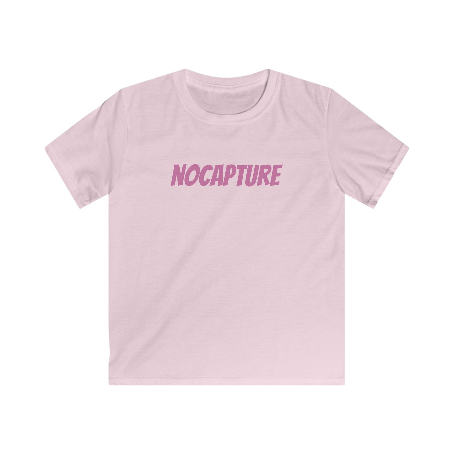 Graphic Tee - Stylish & Comfortable Softstyle Shirt for Playtime Baby Pink Front And Back Logo
