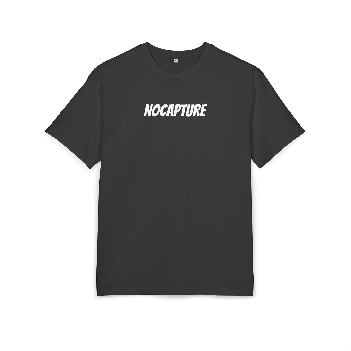 Unisex Heavy Oversize Tee - Front and Back Logo White v2