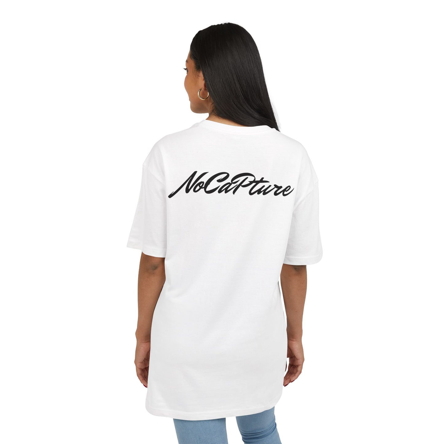 Unisex Heavy Oversize Tee - NoCatPure Graphic Tee for Comfort & Style