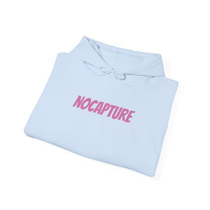 Unisex Heavy Blend™ Hooded Sweatshirt - Cozy Streetwear pink Logo front and back