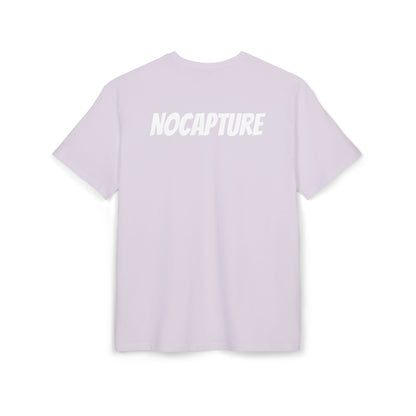 Unisex Heavy Oversize Tee - Front and Back Logo White v2