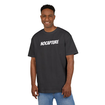 Unisex Heavy Oversize Tee - Front and Back Logo White v2