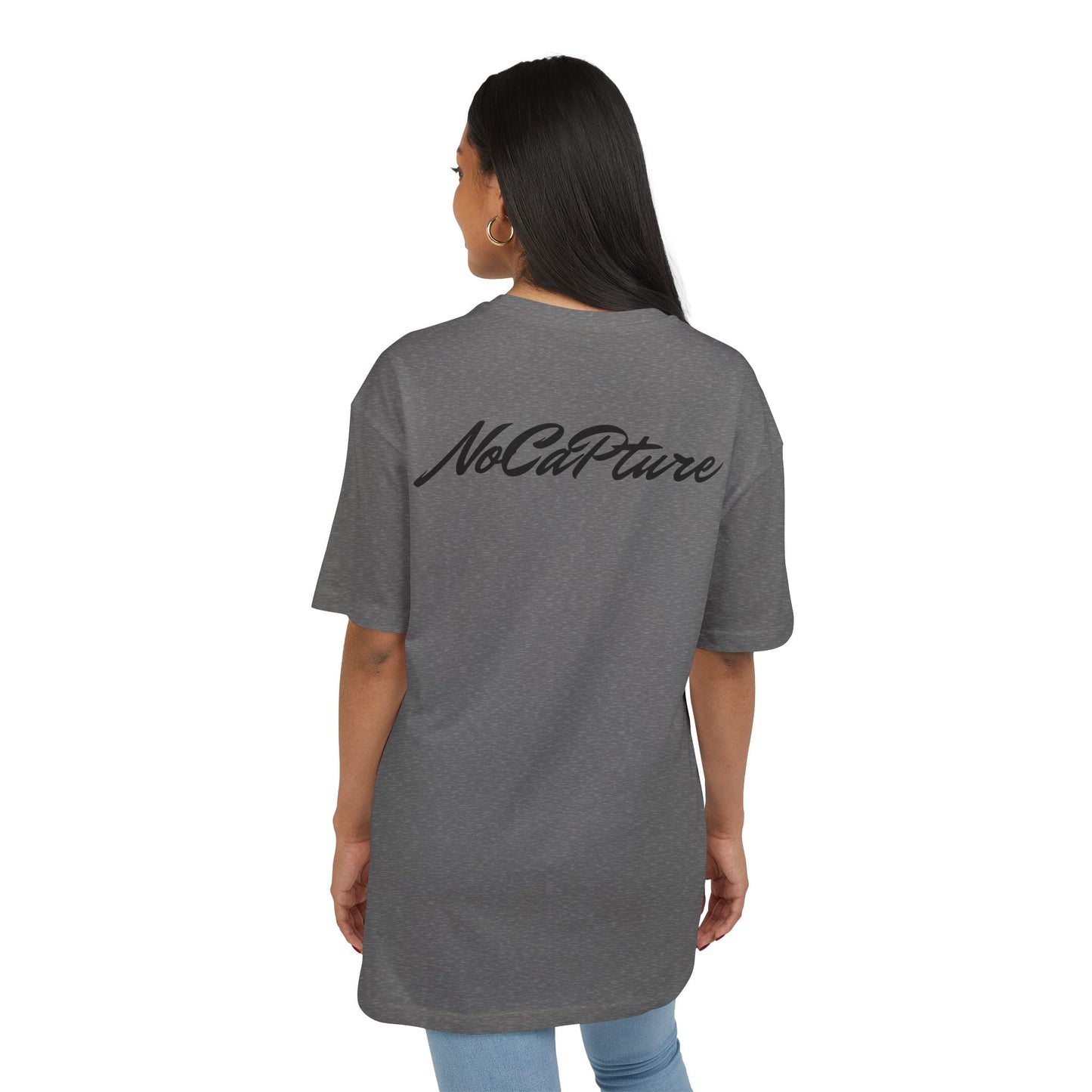 Unisex Heavy Oversize Tee - NoCatPure Graphic Tee for Comfort & Style
