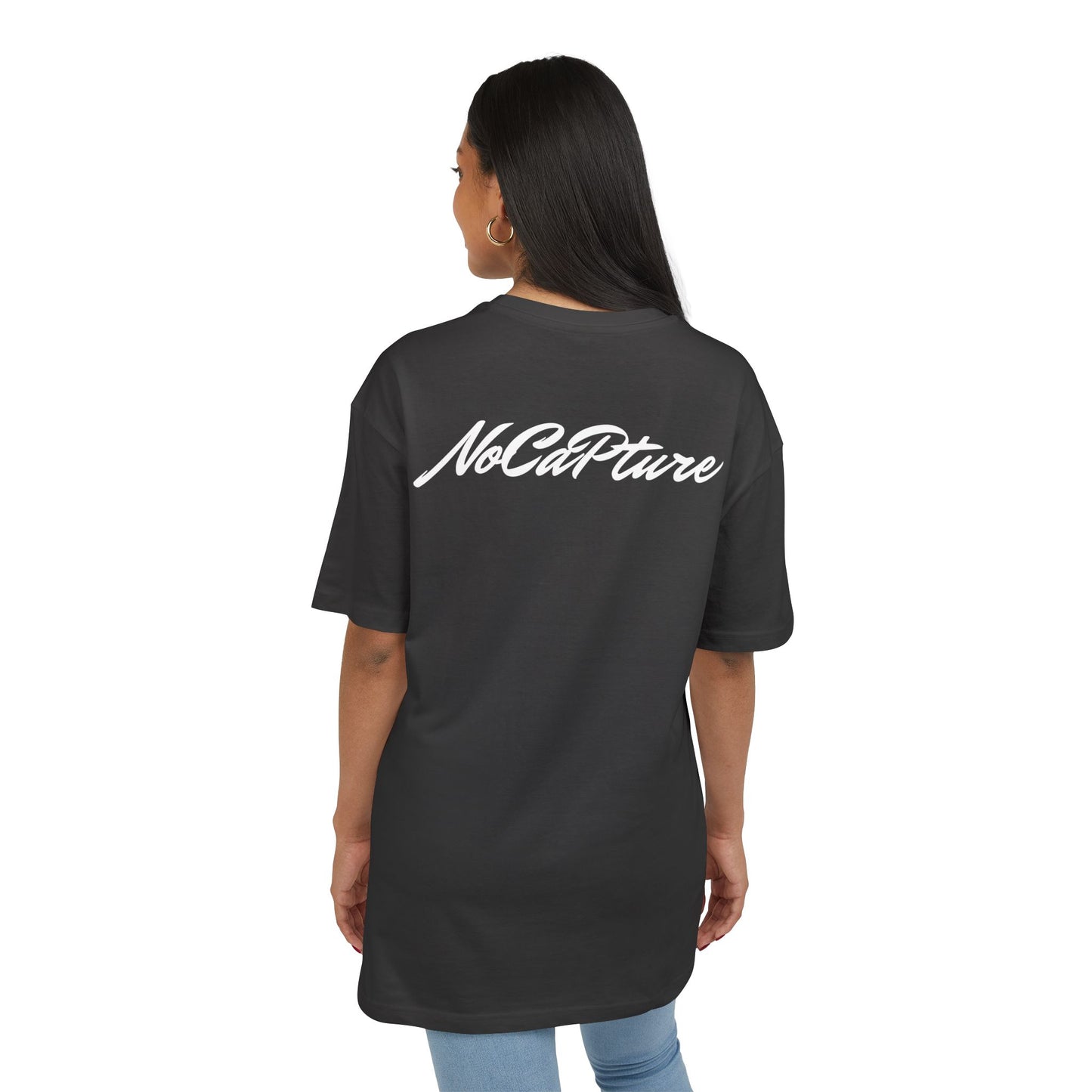 NoCapture Unisex Heavy Oversize Tee - Nocapture PJY back logo