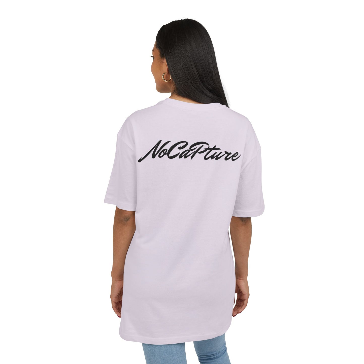 Unisex Heavy Oversize Tee - NoCatPure Graphic Tee for Comfort & Style