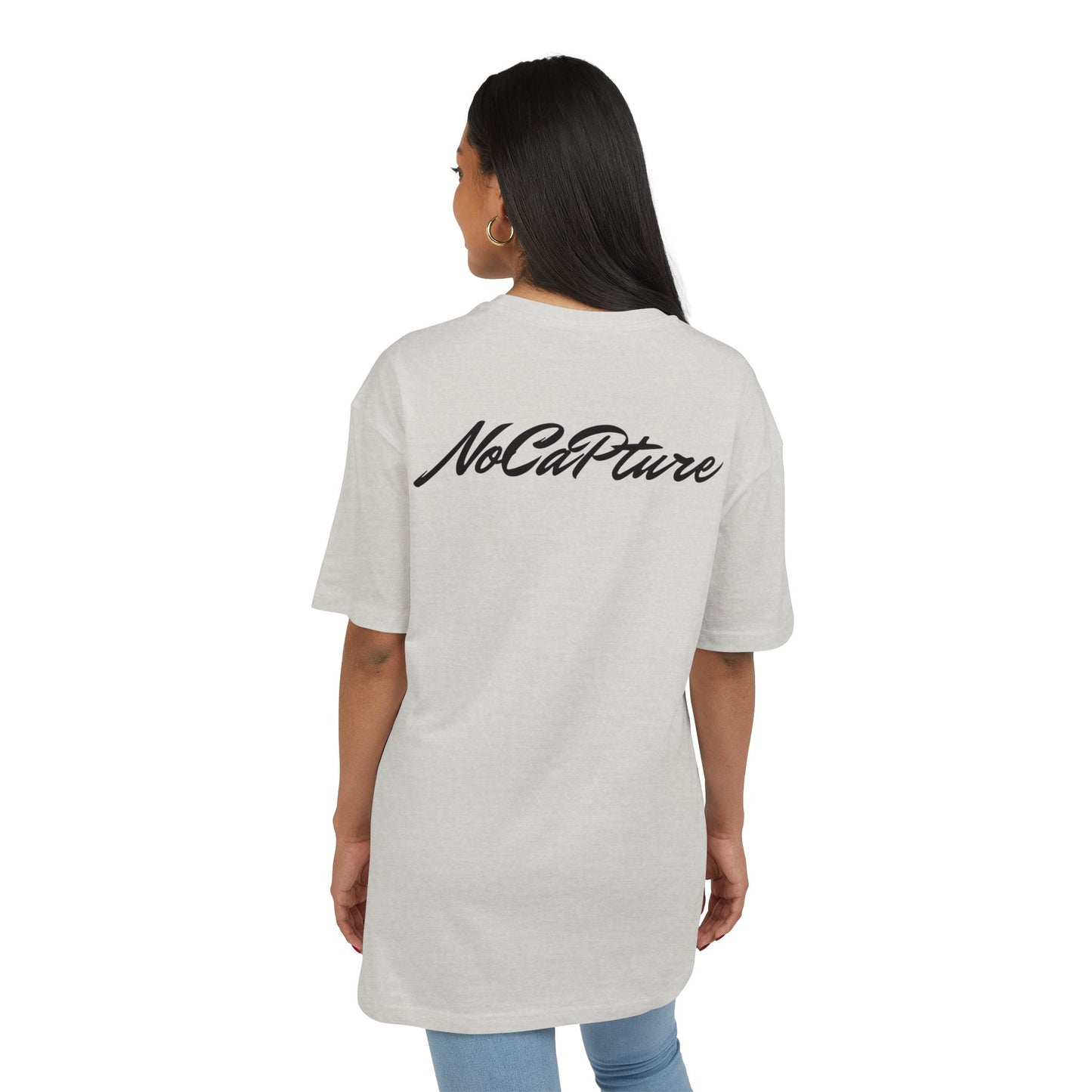 Unisex Heavy Oversize Tee - NoCatPure Graphic Tee for Comfort & Style