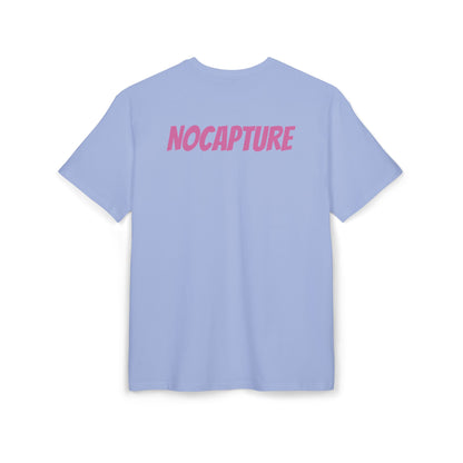 Copy of  Unisex Heavy Oversize Tee - Front and Back Logo BabyPink