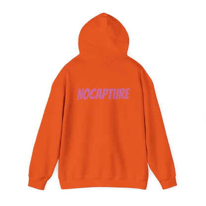 Unisex Heavy Blend™ Hooded Sweatshirt - Cozy Streetwear pink Logo front and back