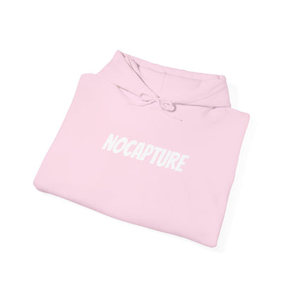 Unisex Heavy Blend™ Hooded Sweatshirt - Cozy Streetwear White Logo front and back