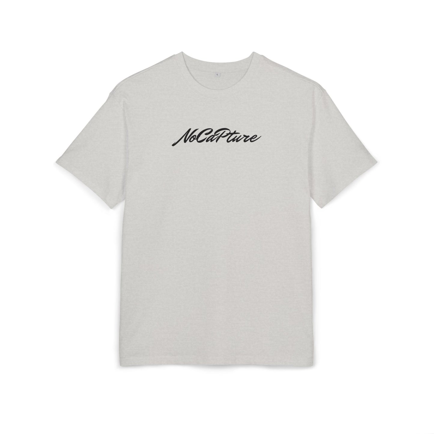 NoCapture Unisex Heavy Oversize Tee - Nocapture PJY front logo