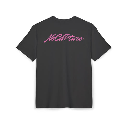 Unisex Heavy Oversize Tee - Front and Back Logo BabyPink