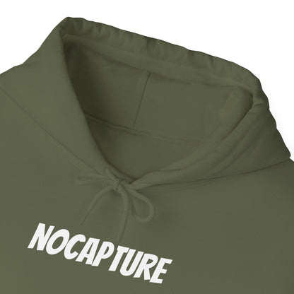 Unisex Heavy Blend™ Hooded Sweatshirt - Cozy Streetwear White Logo front and back