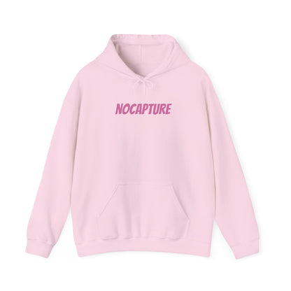 Unisex Heavy Blend™ Hooded Sweatshirt - Cozy Streetwear pink Logo front and back
