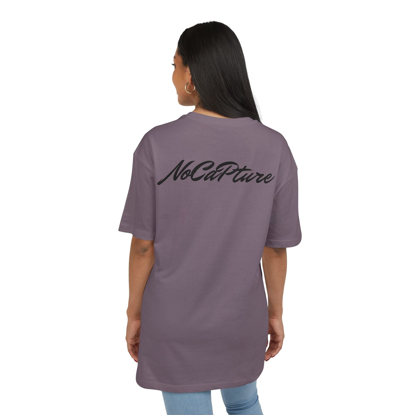 Unisex Heavy Oversize Tee - NoCatPure Graphic Tee for Comfort & Style