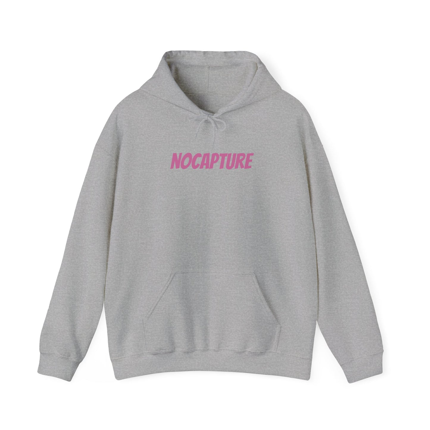 Unisex Heavy Blend™ Hooded Sweatshirt - Cozy Streetwear pink Logo front and back