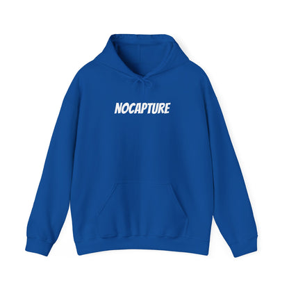 Unisex Heavy Blend™ Hooded Sweatshirt - Cozy Streetwear White Logo front and back