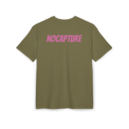 Copy of  Unisex Heavy Oversize Tee - Front and Back Logo BabyPink
