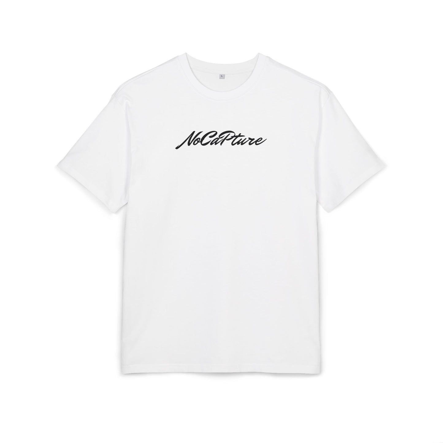 NoCapture Unisex Heavy Oversize Tee - Nocapture PJY front logo