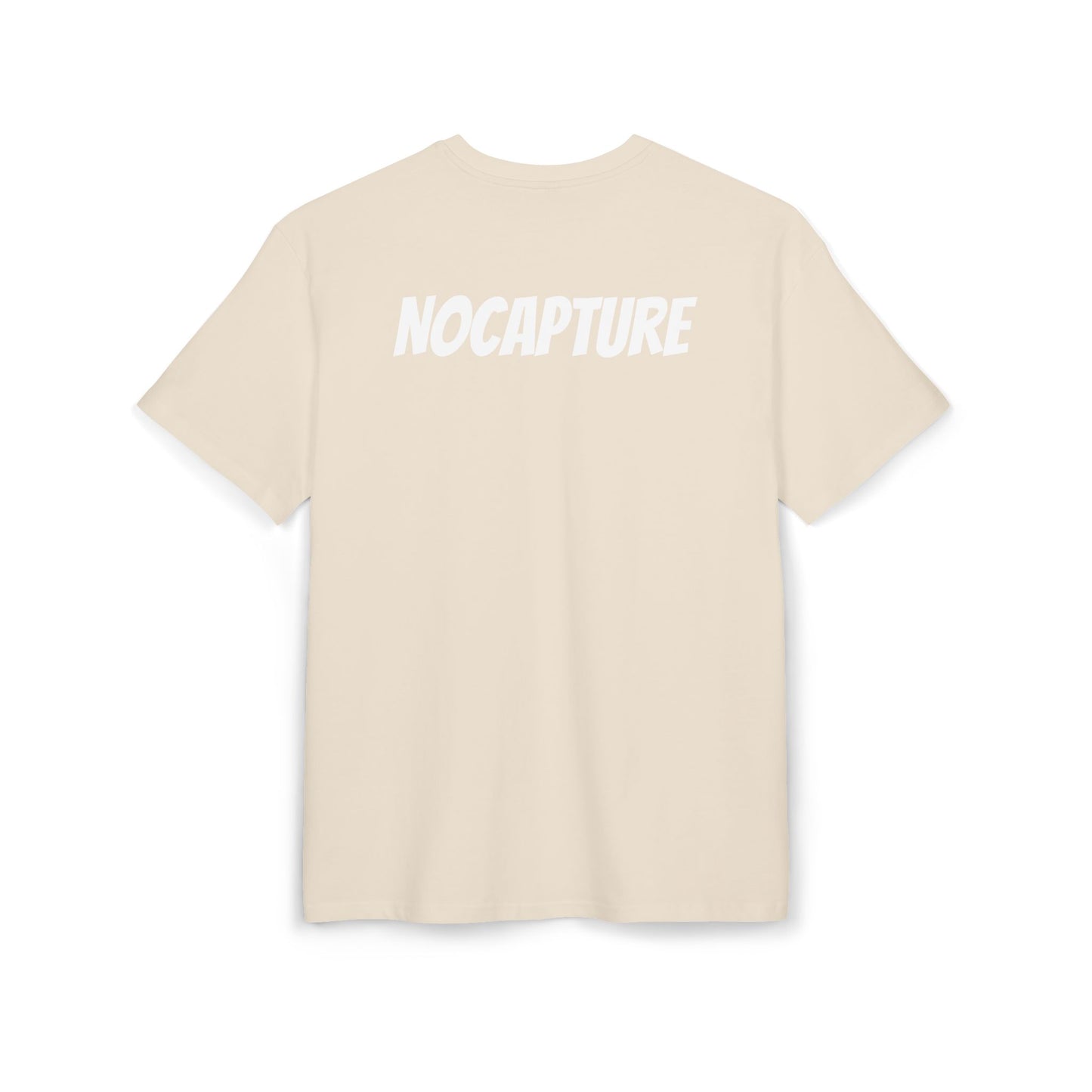 Unisex Heavy Oversize Tee - Front and Back Logo White v2