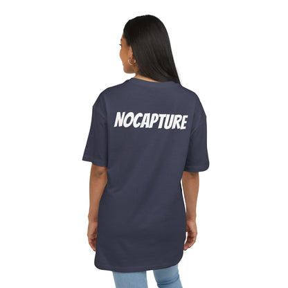 Unisex Heavy Oversize Tee - Front and Back Logo White v2